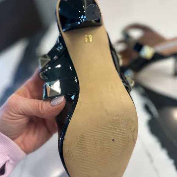 Steve Madden strappy patent kitten heel - Picture 9 of 9